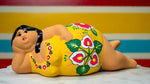 Gorditas de Barro/ Hand Painted Chubby Maria Dolls