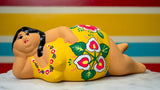 Gorditas de Barro/ Hand Painted Chubby Maria Dolls